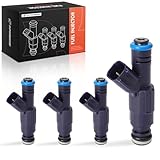 A-Premium Set of 4 Fuel Injectors Compatible with Ford Escape 2005-2008, Focus 2005-2007 & Mazda Tribute 2005-2006 & Mercury Mariner 2005-2008, 2.0L 2.3L, Replace# 9L8Z9F593A, 3M6Z9F593BA