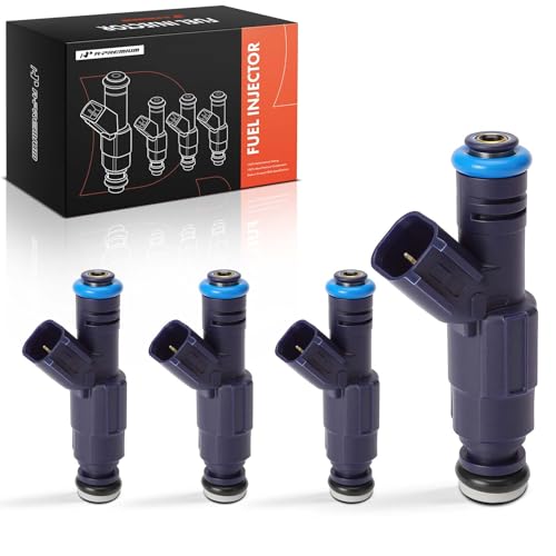 A-Premium Set of 4 Fuel Injectors Compatible with Ford Escape 2005-2008, Focus 2005-2007 & Mazda Tribute 2005-2006 & Mercury Mariner 2005-2008, 2.0L 2.3L, Replace# 9L8Z9F593A, 3M6Z9F593BA