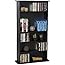 Pemberly Row 36" Drawbridge Multimedia Rack in Black