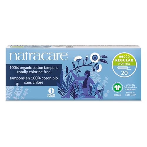 Natracare Organic Non Applicator Tampons Regular 20 Per Pack