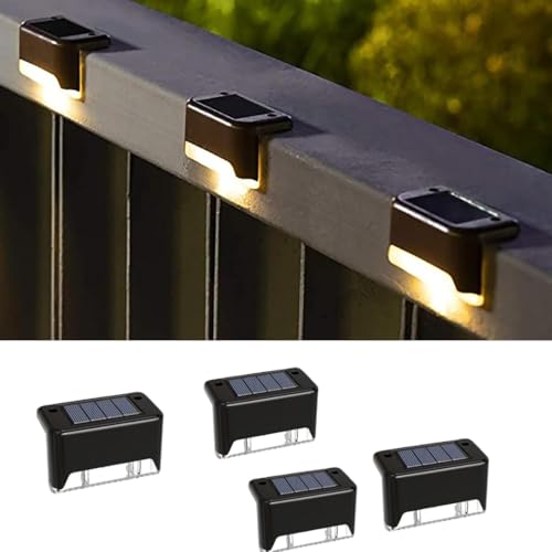 HR INTERNATIONAL Acrylonitrile Butadiene Styrene Solar Light Outdoor Garden Lamp Home Stair Step Lights Waterproof Balcony Led Solar Powered Solar Deck Lights (4)