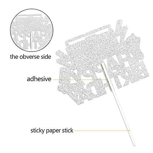 80'S Throwback Happy Birthday Cake Topper - Hip Hop Stars Totally 1980S Party Cake Supplies - 80'S Decade Throwback Party Decorations #TOP4