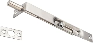 Toggle Latch,Metal Toggle Latch,Safety Pin 2pcs Zinc Alloy Door Buckle Gate Latches Lock Bolt Door Hasp Security Lock Stainless Steel Box Plug Safety Lock (Color : Picture 1, Size : 15.19 * 3.22cm)