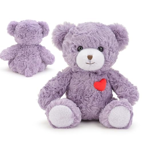 peluchede Oso de Peluche- Muñeca Coleccionable con diseño de corazón, Lindo de Juguete, Figura de Animal Suave y tierno | Regalo de cumpleaños, Regalo romántico de San Valentín, relle
