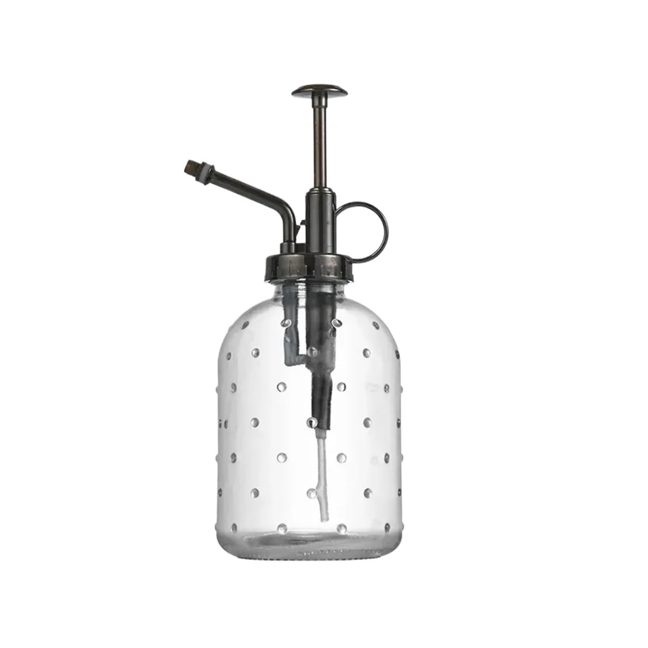 350ml Plant Flower Glass Garden Watering Spray Bottle Push-type Can Retro Atomization Nozzle For Plant