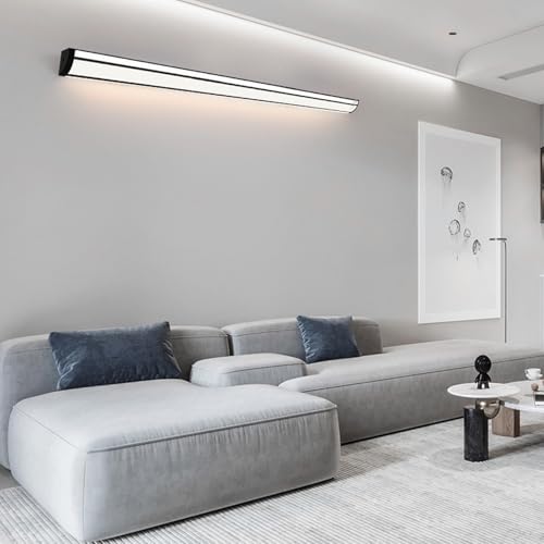 Lámpara de pared LED con iluminación de tres lados y difusor acrílico para evitar sombras en salón