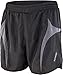 Spiro Pantalones de Micro Lite Correr Pantalones Cortos, Liso, Hombre, Color Negro/Gris, tamaño X-Large