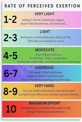 IFJFP RPE Scale Poster Metal Wall Sign 8x12 inches