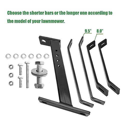 Eapele Trailer Hitch for Lawn Mower, Garden Tractor Trailer Hitch, Solid Iron Construction, Strong Enough to Tow Everything