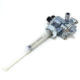 CustomDivine ホンダ CBR250RR MC22 VTR250 フューエルコック ガソリン 燃料 コック フィルター リング 付 修理 交換 ドレスアップ カスタムパーツ 社外品 バルブ 電球 左右 セット ホルダー フロント オイル ガソリン 燃料 キャップ キー エンジン ナックル ガード マウント 保護 フォグ スイッチ カスタム パーツ マスター シリンダー ステップ ペダル バンド 110 フロントボックス リアボックス ラッチ 50 50s シート キャリア スクリーン インナーラック ウェイトローラー ウインカー エンブレム カバー カゴ キャブレター クラッチ シートカバー スプロケット 420 15 前かご タイヤ タンデム タンク チェーンカバー テールランプ (シルバー)