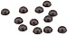 Paste On Half Round Eyes 6mm 50/Pkg-Black