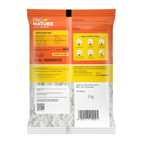 Image of Pro Nature 100% Organic Whole Wheat Flour 5 kg, (Pack of 2)