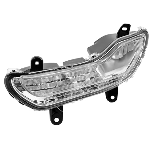 KUAFU Fog Light Compatible with 2013-2016 Ford Escape Kuga Replacement for CJ5Z13201C FO2520189 Clear Lens Front Bumper Fog Lamp Driver Side LH