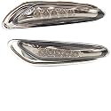 Design Seitenblinker Blinker Set seitlicher Einbau schwarz glasklar passend für 1er E81 E88 3er Touring E46 E61