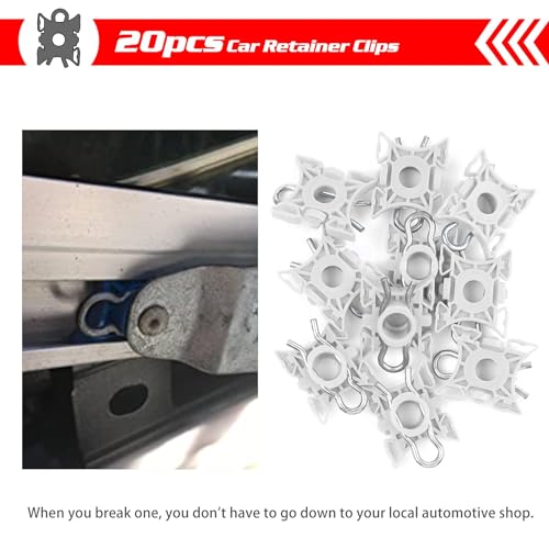 Image of OTUAYAUTO 10PCS 51321938884 Window Regulator Sliding Pivot Clips - Front Window Slider Clips Replacement for BMW E32 E34 E36 Z3 Z4 E90 E91 E92 - Replace OEM: 51-32-1-938-884