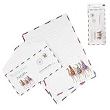 Set de 2 Carta con Sobre para Escribir Lista Regalos Reyes Magos de Navidad