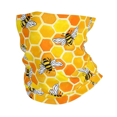 Buewutiry - Cubrecuello para hombre y mujer - Bufanda de panal - Pasamontañas - Máscara Facial - Bandana