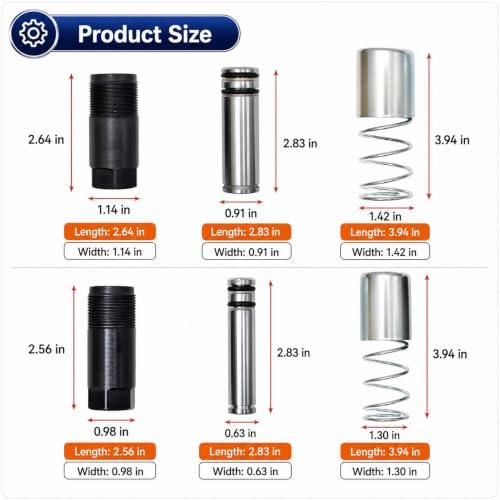 3 Ton Floor Jack Rebuild Kit, Dual Pump Piston Plunger Parts — 사진 2