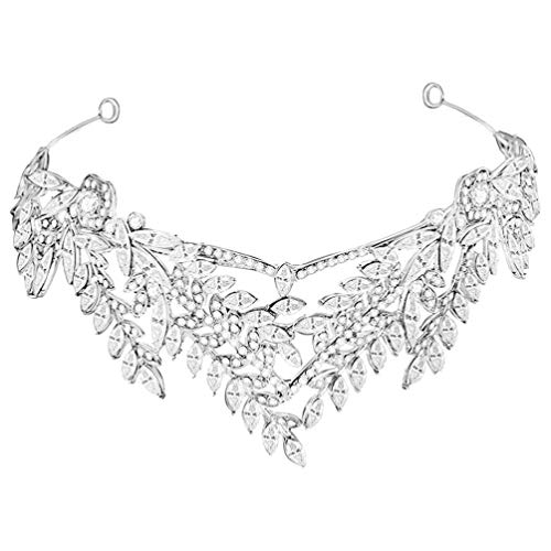 Bijoux de tête strass et couronne de princesse pour bal de promo