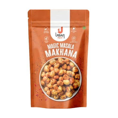 URBAN TREAT Magic Masala Makhana 55g | Spicy Roasted Fox Nuts | Flavorful Healthy Snack-image-14