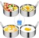 Yaoyin Pancake Form Egg Ring, 4er Set 9 cm für Spiegelei und Pfannkuchen