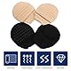 EXCEART 5er Set Damen Zehenstrümpfe Unsichtbare No Show Sohlen Socken Hautfarben und Schwarz Flache Halbsocken für Ballerinas und Sneakers Bequeme Futterale Strümpfe
