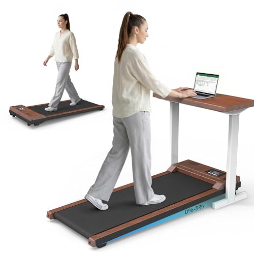 Image of Walking Pad Treadmill for Home Office,2 in 1 Under Desk Treadmill 2.5HP Low Noise Portable Treadmills with Remote Control and LED Display, Compact Treadmills,Walking Jogging Running Machine