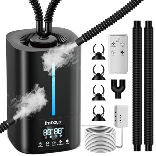 Image of 1.32 Gal / 5L Reptile Fogger Humidifier with Dual Hose, Remote Control, Humidity Sensor & Auto Humidity Control, Terrarium Mister for Reptiles, Amphibians, Plants, Grow Tent & Greenhouse