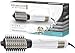 Remington Escova de ar volumizador Hydraluxe modelador de cabelo, tecnologia Hydracare, escova secador, condicionamento iónico, cerâmica, 1200 W, 3 temperaturas e 2 velocidades AS8901 branco
