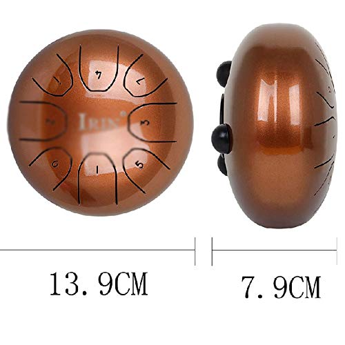 Mini tambor de lengua de acero 8 tonos 5.5 pulgadas miniatura 2