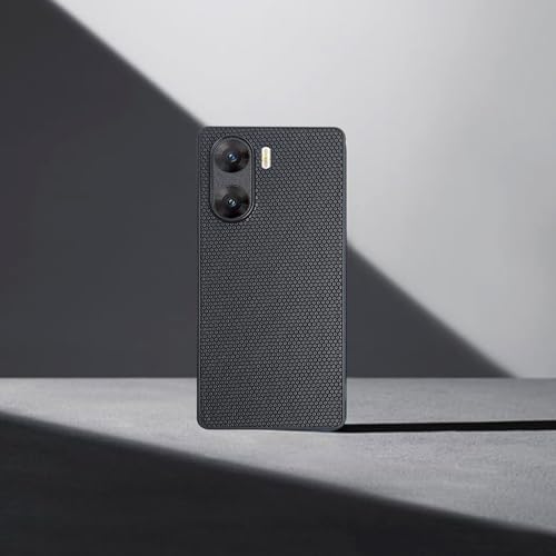 Image of AIBEX Back Cover Compatible with Vivo V27 5G / Vivo V27 Pro 5G Super Frosted Shield Pro Hard Back Soft Border (PC + TPU) Shock Absorb Cover Raised Bezel Camera Protect PC Without Logo Cut