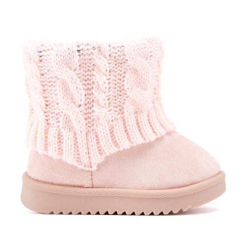 BMCiTYBM Baby Snow Boots Infant Boy Girl Winter Boots Nonslip Lightweight Outdoor Warm Shoes for Cold Weather 6 9 12 18 24 Months(Infant/Toddler)3