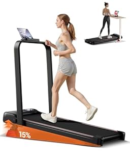 CURSOR Tapis de Marche Inclinable 15% à Triple Amortissement,2,5 CV Walking Pad,Tapis de Course Motorise Inclinable Charge Max.136KG