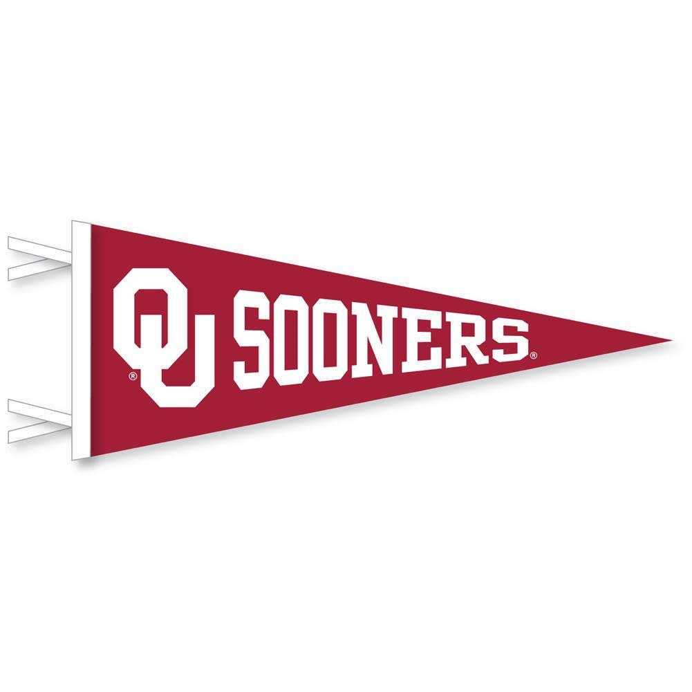 Oklahoma Sooners Wool Felt Pennant - 9