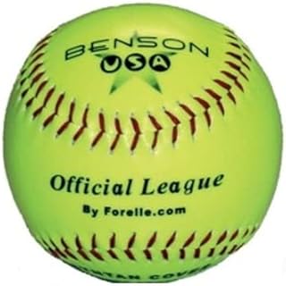 Benson LGB12Y12 - Pelota blanda de piel (30,5 cm), color amarillo