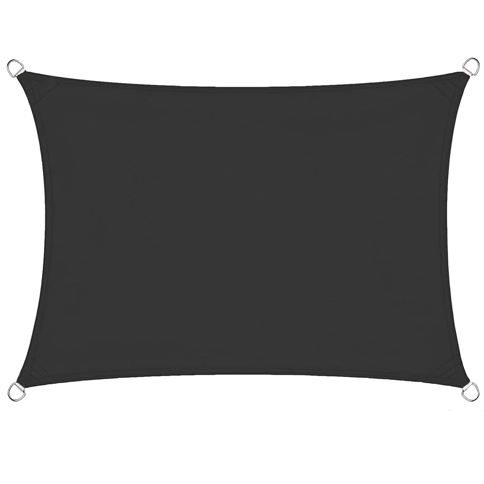 ZHANGY Sun Shade Sails for Garden Rectangle Canopy Waterproof 13x23ft, Sun Shade Cover Cloth with Hardware Kit UV Block Durable 98% UV Protection Shade Cloth Breathable for Carport Playground