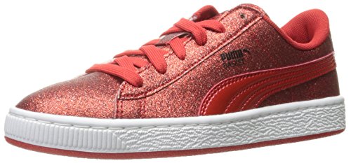 PUMA Unisex-Child Smash V2 Glitz Glam Sneaker