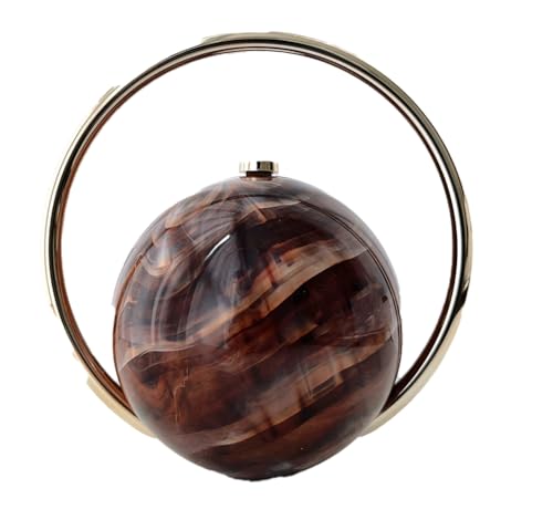 Marble Ball Evening Clutch for Women Elegant Handbags Luxurious Evening Purses for Party Vacation Wedding