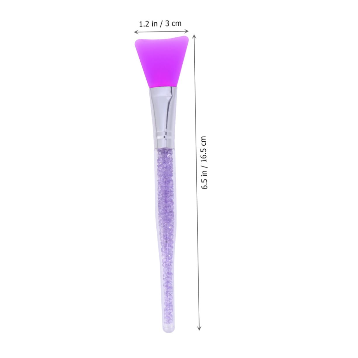 Gogogmee Professional Makeup Mask Brush Crystal Rod Silicone Applicator for Face Mask Application Smooth