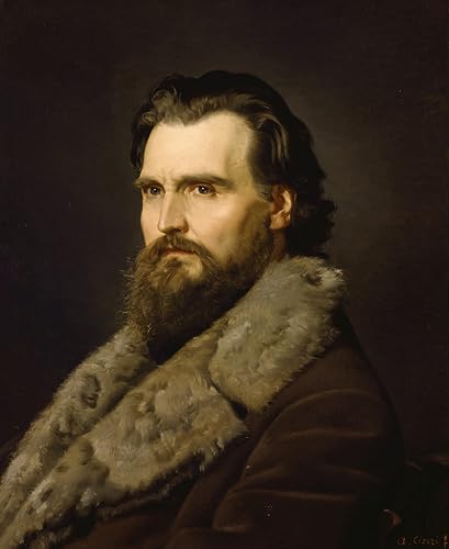 Art reproduction portrait du sculpteur Dupré Antonio Ciseri affiche toile