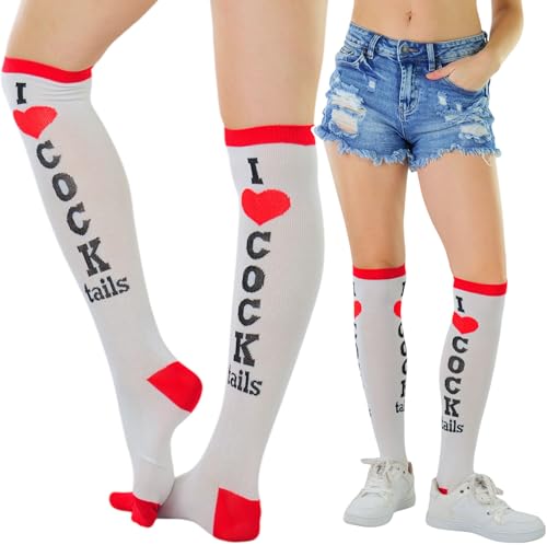 Image of ToBeInStyle Women's Acrylic Knee High Print Socks