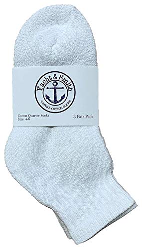 48 Pairs Of Yacht & Smith Wholesale Bulk Kids Mid Ankle Socks, Cotton Sport Athletic Ankle Socks Size 4-62