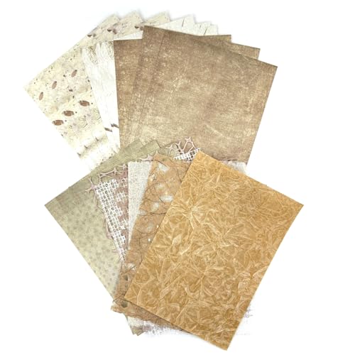 image for Generic Textured Scrapbook Paper Mesh Fabric - Junk Journal Supplies A