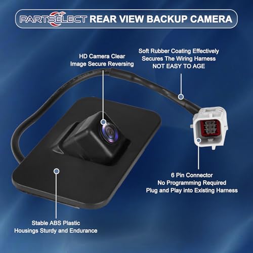 Image of 23378804 Rear View Backup Camera Replacement for Chevy Tahoe Suburban 2015-2020 for GMC Yukon /Yukon XL for Cadillac Escalade /Escalade ESV Back Up Camera Replaces# 23404613 23432248