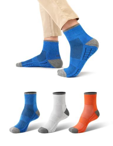 Image of Symbol Premium Men's Cotton Sports Socks Unisex | High Ankle Length | Odour-Free & Anti-bacterial | Cushioned Base | Available in Combo Packs
