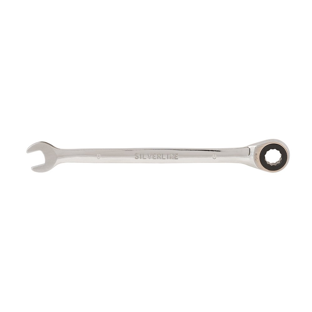 Silverline 633787 Fixed Head Ratchet Spanner 8 mm - Image 2