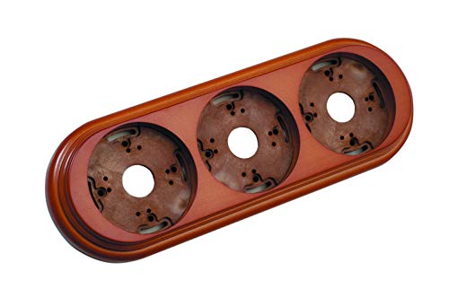 Pied 3 éléments en bois de hêtre Fontini 30803812 support plaque triple - 2