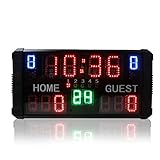 tabellone elettronico basket prezzi [Alta precisione]: chip di tempo ad alta precisione che mantiene imprecisioni entro 1 minuto all'anno.