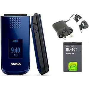 Nokia 2720 blauw flip fold simkaart gratis mobiele telefoon