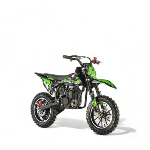 KXD 701A/706A/708A/705A 49cc 2Takt 4Takt Dirt Cross Pocket Enduro Dirtbike Motocrossbike Motocross Motorrad Cross 49ccm Vorderrad (grün, KXD 705 49ccm 4 Takt Leopard)
